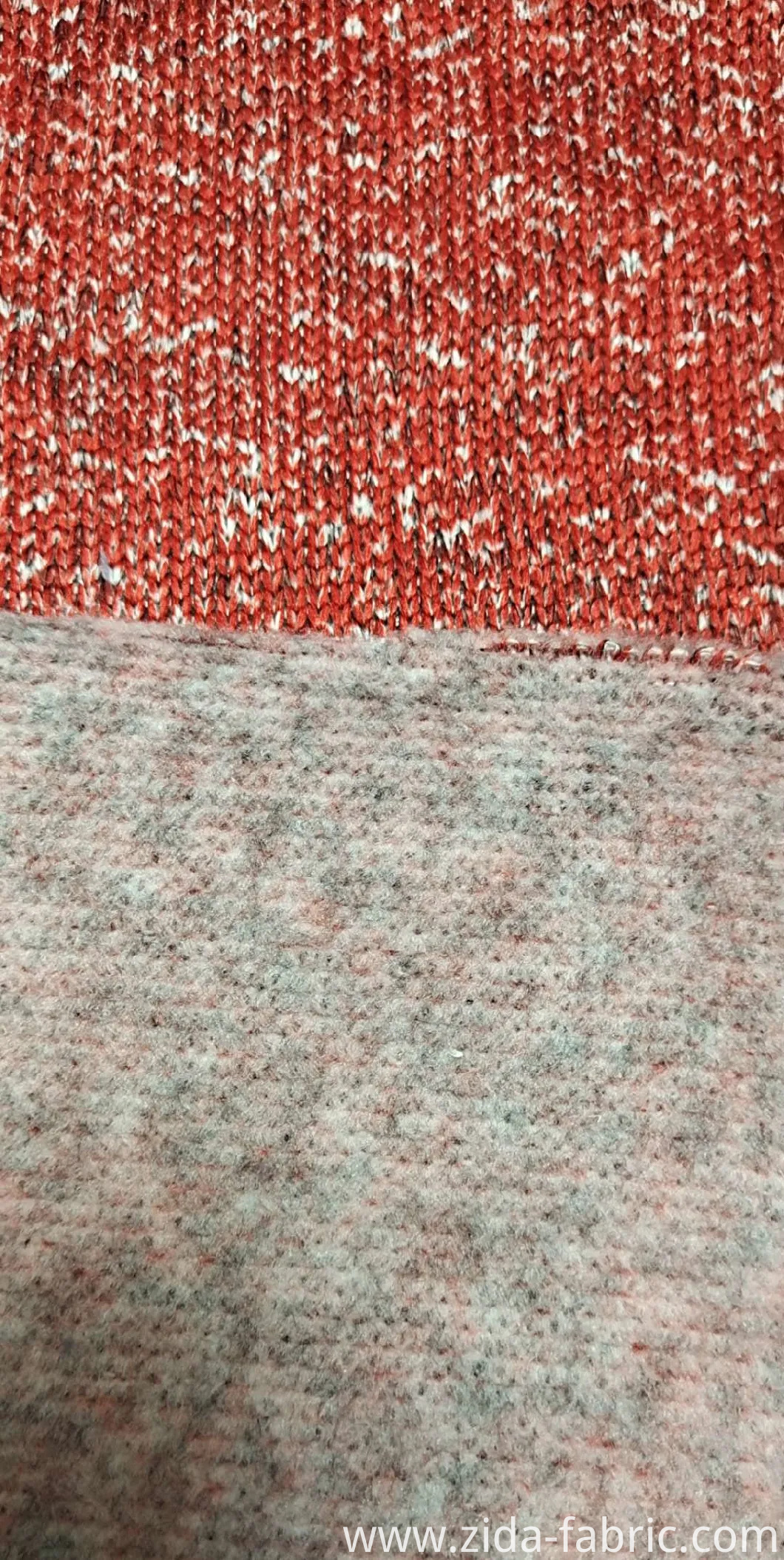 100% Polyester Hacci Fleece Fabric with Dyed